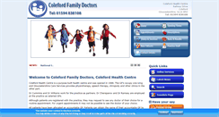 Desktop Screenshot of colefordhealthcentre.nhs.uk